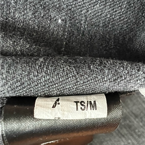 H&M Coachella Women's Button Fly Jean Shorts Raw Hem Black Size 30 Boho Bohemian - Picture 6 of 6